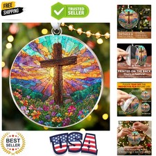 Cross Ornaments for Christmas Tree - Christian Ornament, Religious Christmas ...