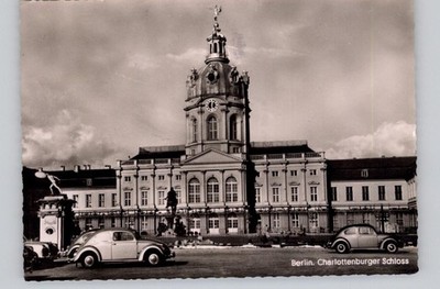Berlin Charlottenburger Schloss Vintage Postcard 1961