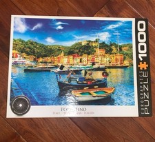 NEW EuroGraphics Portofino Italy 1000-Piece Jigsaw Puzzle EG60000948 Multi-Color
