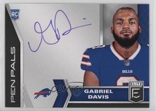2020 Panini Donruss Elite Pen Pals Purple Ink Gabriel Davis #PP33 Auto 1u6