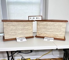 Two Bose 901 Loudspeakers Series 1 and 901 Active Equalizer. Classic Vintage Set