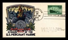 Dr Jim Stamps US Merchant Marine First Day Cover 1946 L W Staehle Cachet