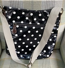 Miss Lulu Black Medium Handbag with Shoulder Strap Used Great Condition .