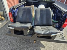 Origina 1964 Ford Thunderbirdl Front Bucket Seats Set 1964-1966 Oem Black Origina 1964 Ford Thunderbirdl Front Bucket Seats Set 1964-1966 Oem Black