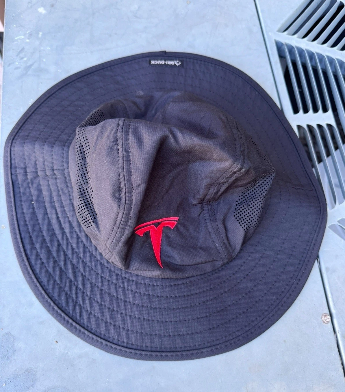 Tesla Bucket Hat Sun Shade Hat Black New