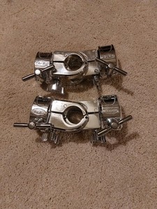 Pair of Gibraltar SC-GCSRA Chrome Stack Rt Angle Clamp Used