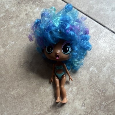 Hairdorables 5in Fashion Doll Girl Dark Complexion Curly Blue Purple Hair