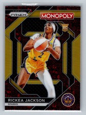 2024 Monopoly WNBA Rickea Jackson All-Star Red Classic Icons Los Angeles Sparks