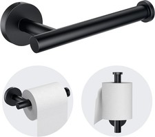 Matte Black Toilet Paper Holder Wall Mount 304 Stainless Steel