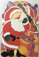 Marcel Schurman- Christmas- 6 Panel Fold Out- Images On Front & Back- Die Cut