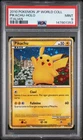 2010 POKEMON JAPANESE WORLD COLLECTION ITALIAN PIKACHU-HOLO PSA 9
