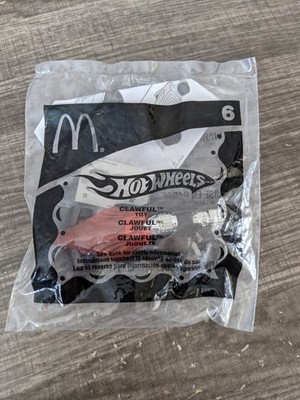 MCDONALDS HAPPY MEAL TOY HOT WHEELS #6 CLAWFUL NEW IN PACKAGE FREE USA SHIP