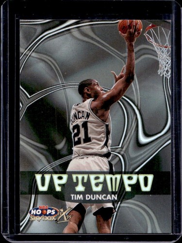 1999-00 Hoops Decade Tim Duncan Up Tempo #4UT Spurs