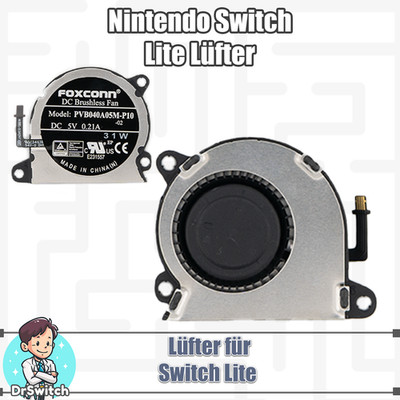 Nintendo Switch Lüfter LITE Cooler Cooling Fan Kühler - Original OEM Flex