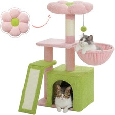 Arbol Para Gatos Centro De Juegos Con Cueva Torre Rascador Gatitos Envio Gratis