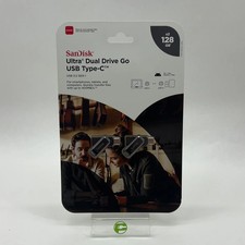 New SanDisk Ultra Dual Drive Go 2x 128GB USB-A/USB-C Flash Drive