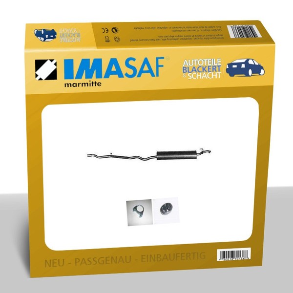 Imasaf Esd Auspuff Endtopf FüR Lancia Dedra (835) 1.6 I.E. 66KW Bis 6/92-image