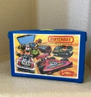 Vintage Matchbox Blue Carry Case 1976 Holds 24 Matchbox Cars with 2 Trays EMPTY