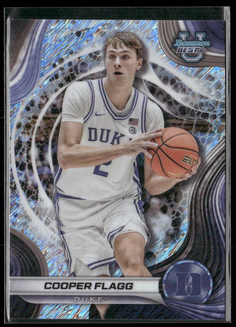 2024-25 Bowman's Best University #16 Cooper Flagg Shimmer Refractors