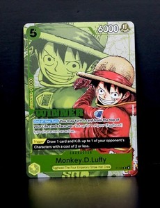 one piece tcg winner cards | eBay