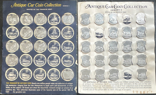 Sunoco Antique Car Coin Game Collection Series 1 & 2 Gas & Oil Theme