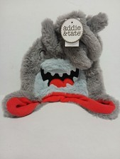 Addie Tate Toddler Shark Hat And Mittens
