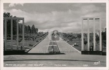 Rivera Ic Pic. Tepic, México Paseo de la Loma, East Side Original Vintage RPPC