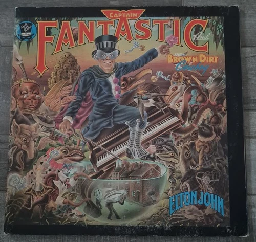 Captain Fantastic and the Brown Dirt Cowboy by Elton John 1975 Vinyl VG+
