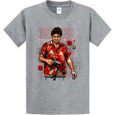 NEW RETRO KINGS x SWOD SCARFACE ROCKSTAR GREY Tee Shirt SM-4XLARGE MADE IN USA