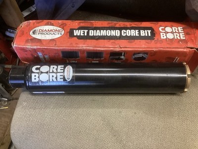 Diamond Products Core Bore 05647 3-Inch Premium Black Wet Core Bit  3''