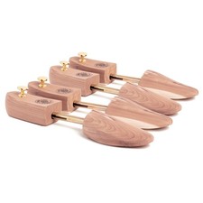 Cobbler's Choice Men's Cedar Shoe Tree 2-Pack - All Natural Aromatic Cedar Wo...