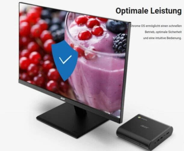 Acer Chromebox CXI3 Celeron V2 – 4GB/32GB – Chrome OS – Gebraucht + Netzteil - Bild 4 von 4