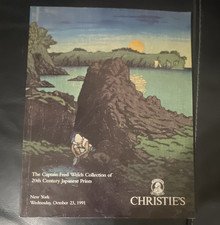 Christie's Captain Fred Welch Japanese Prints Auction Catalog 1991 Illus