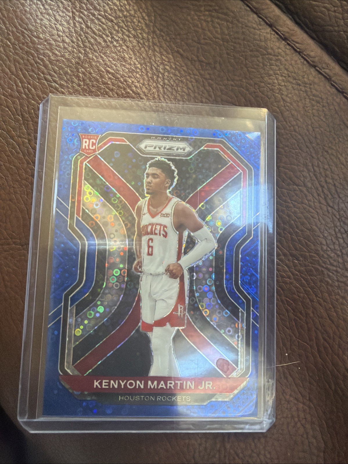 2020-21 Panini Prizm - Rookie Blue Fast Break Prizm #265 Kenyon Martin Jr. /175