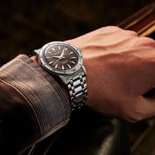 Seiko Men's Presage Automatic Brown Dial Stainless Steel Watch - SRPL09J1 NEW 5