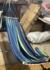 Large Garden Hammock , Been Stored In Shed So The Hammock Needs A Wash,