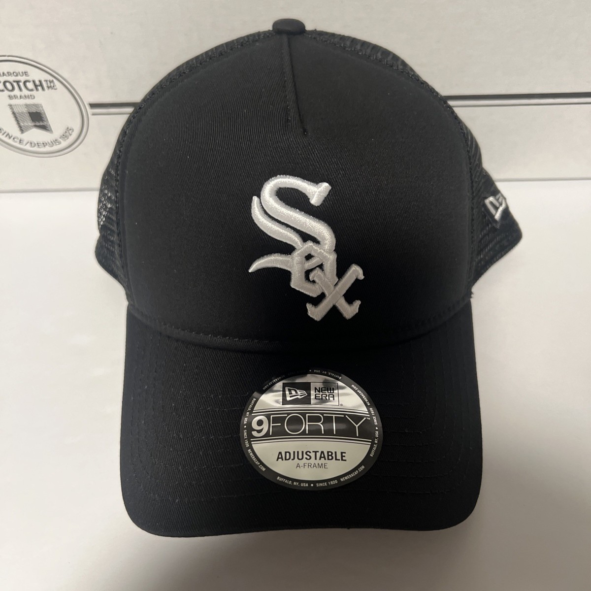 CHICAGO WHITE SOX 9FORTY A-FRAME BLACK TRUCKER SNAPBACK HAT | eBay
