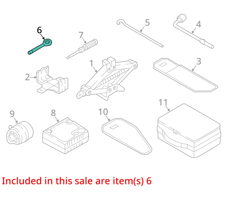 Emergency Tow Eye Hook 09147-2W000 Fits 2014 - 2019 KIA SOUL - Image 4 of 4