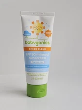 Babyganics Mineral Sunscreen Sheer Blend SPF 50 3oz. 