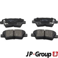 JP Group Bremsbelagsatz, Scheibenbremse Hinterachse U.A. FüR Hyundai, KIA