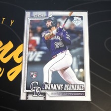 Topps 2023 Series 1 Warming Bernabel Rookie Colorado Rockies Card #55