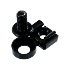 500 Pack Lot - M6 Rack Mount Cage Nuts Screws w/Washers - Square Clips Server