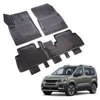 Gummimatten 3D GummifußMatten FüR Peugeot Rifter Ab 2019 3-Tlg TPE 3D