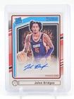 JALEN BRIDGES 2024-25 DONRUSS RATED ROOKIE AUTO #288 SUNS Q5908
