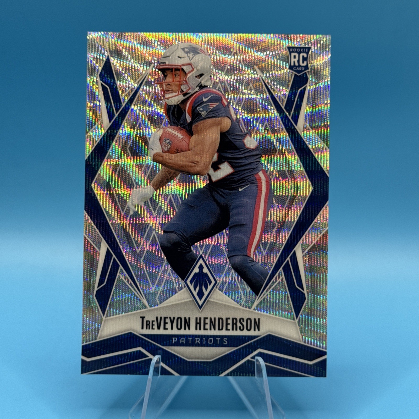 2025 Panini Phoenix - Rookies TreVeyon Henderson #187 Silver Wave  (RC) /199