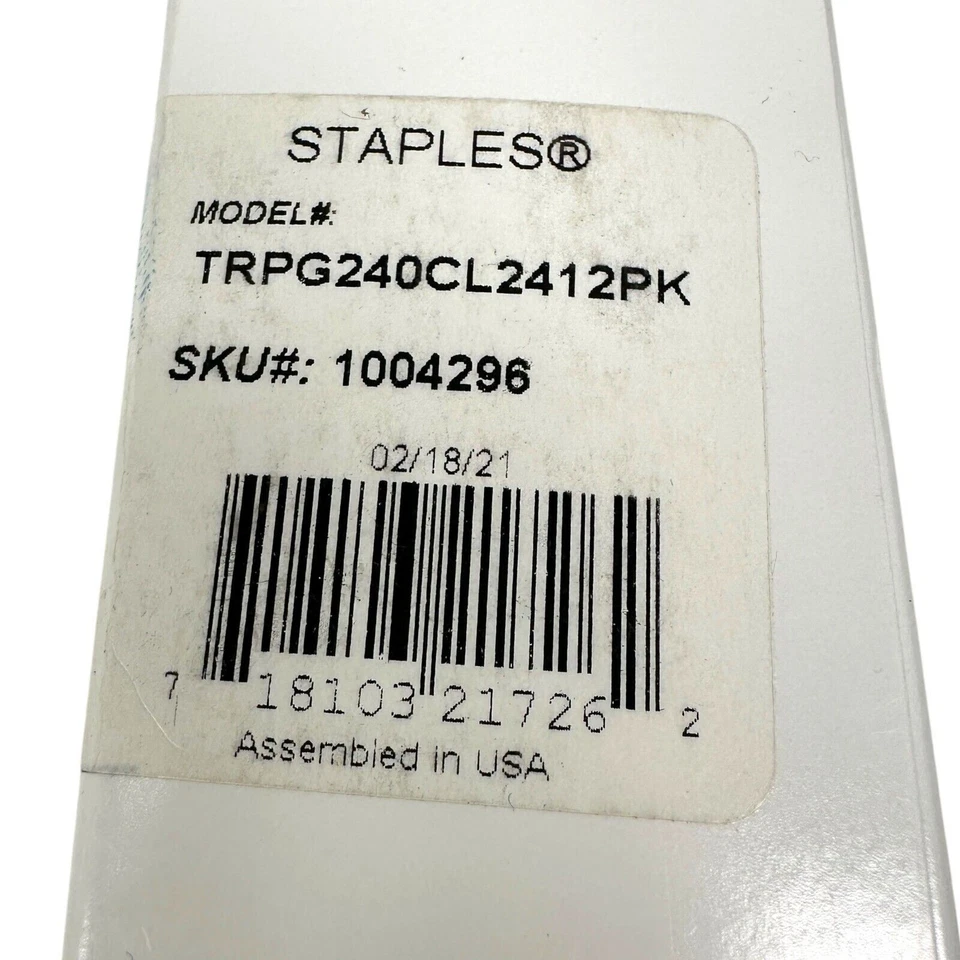 Staples Tru Red Printer Ink Cartridge 2 Pack TRPG240CL2412PK Black - Image 3 of 4