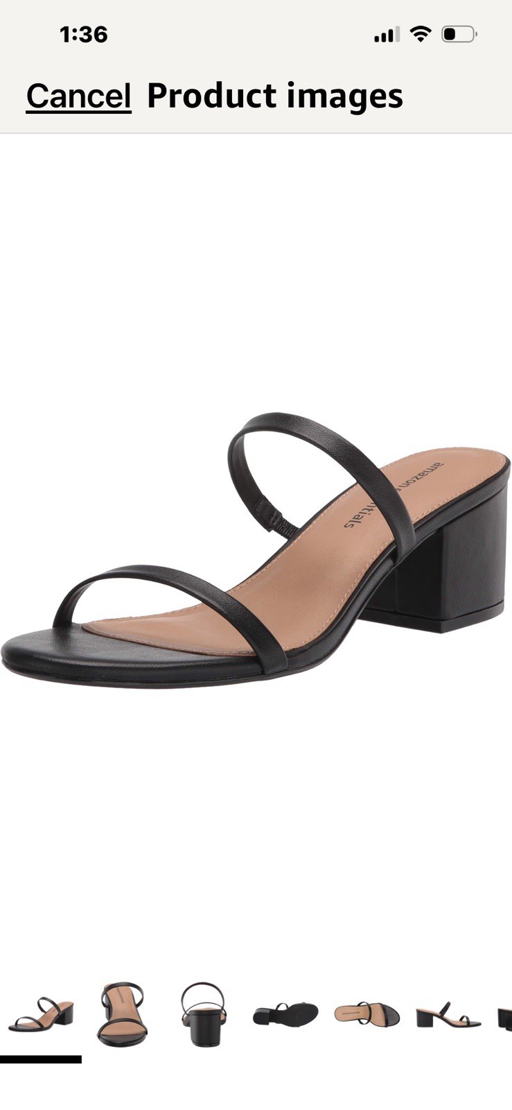 Amazon Essentials Women's Thin Two Strap Heeled S… - image 3