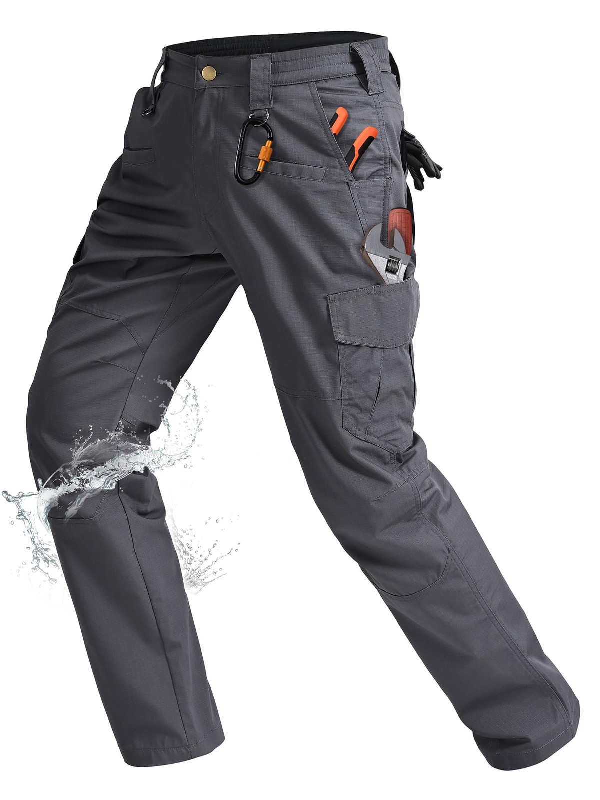 Cargo Pants for Men Tactical Hiking Work Military Army Casual Pants for Men w...