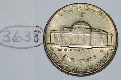 United States 5 Cents 1943 P Jefferson Nickel USA Lot #3638 | eBay
