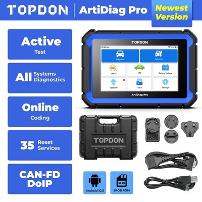  2026 TOPDON ArtiDiag PRO 2 OBD2 Scanner Full Systems Car Diagnostic Tool